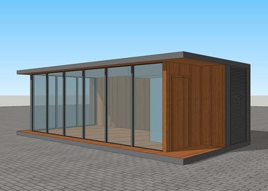 Tek Katlı Beton Prefabrik Evler Ev Akustik İzolasyon Gri Renk
